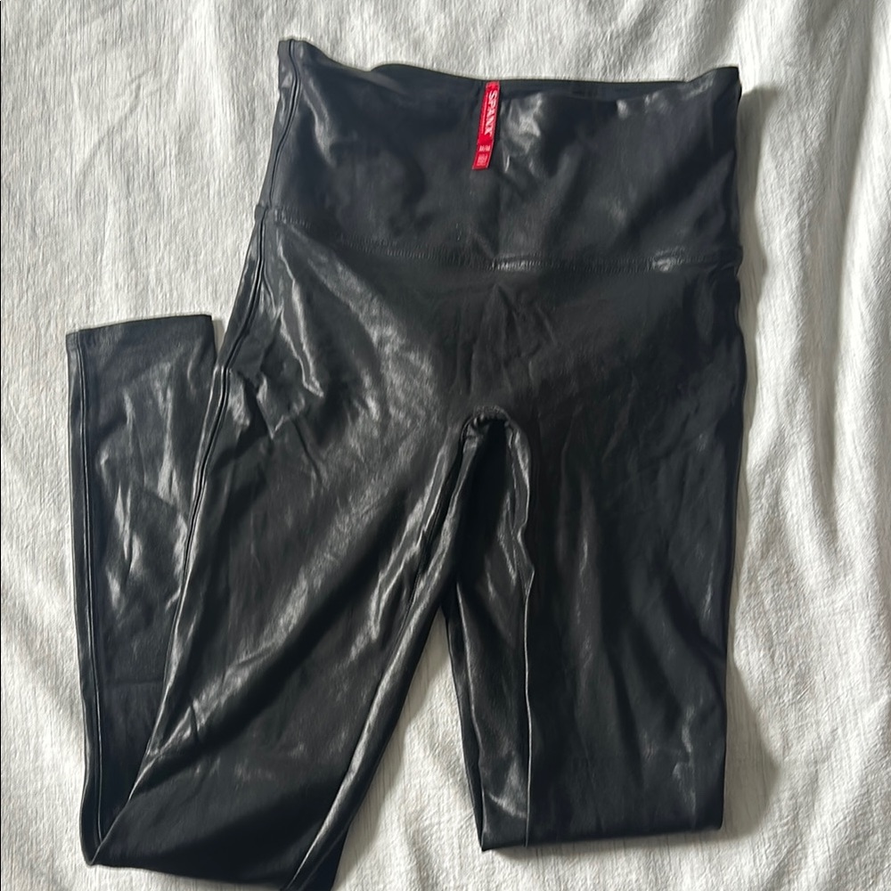 Spanx Faux Leather Leggings